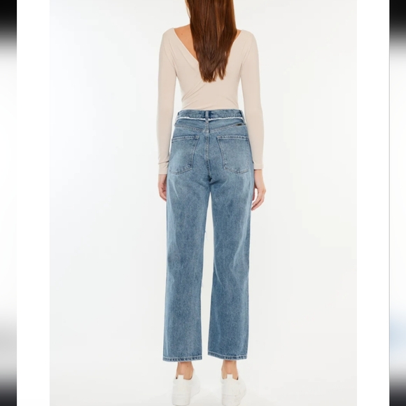 Kancan Sylvie Ultra High Rise 90's Boyfriend Jeans Size- 7/27 - Picture 2 of 9